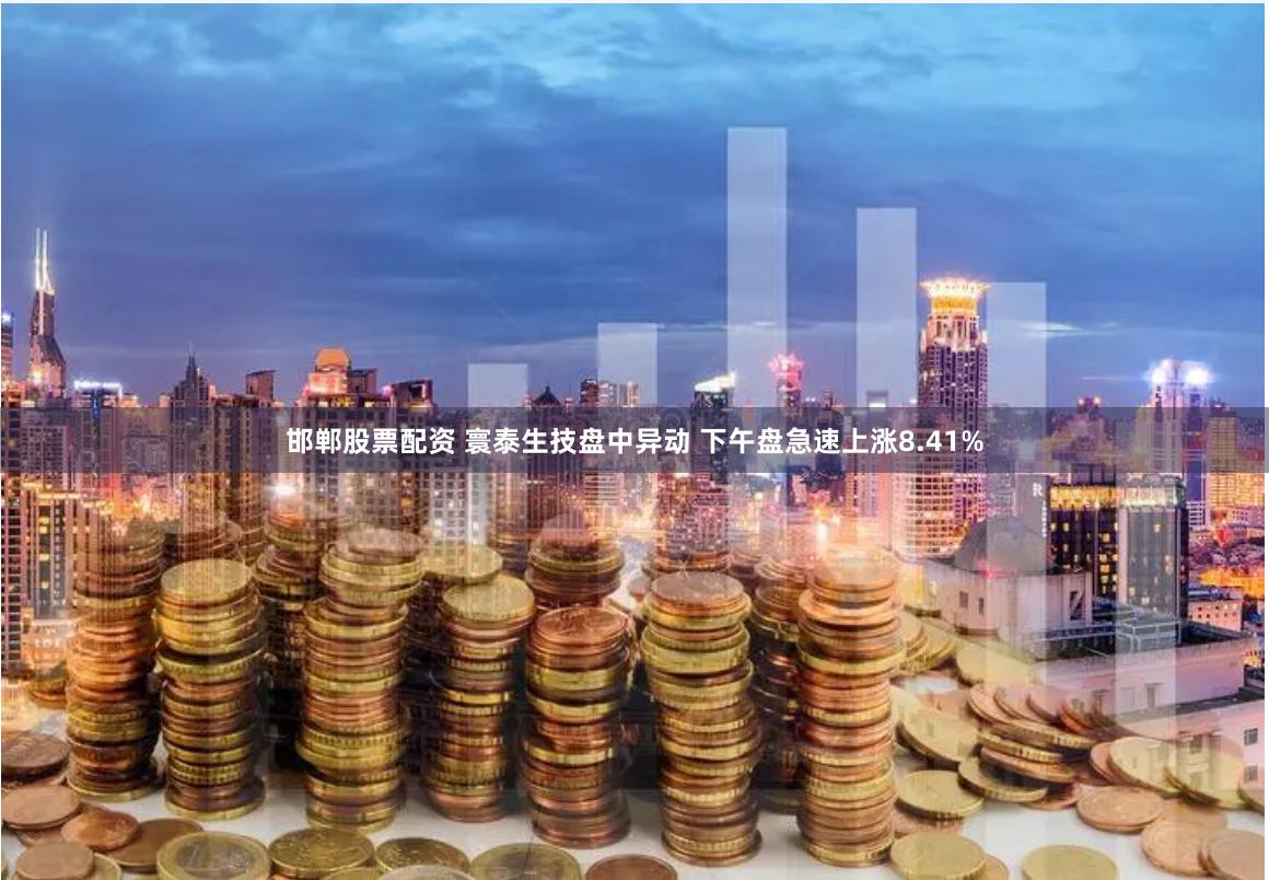 邯郸股票配资 寰泰生技盘中异动 下午盘急速上涨8.41%